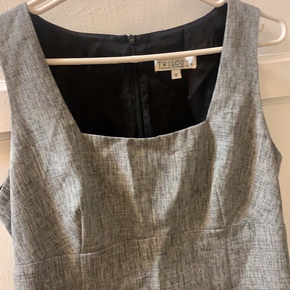 TRILOGY RAMPAGE CLOTHING CO. SZ 8 GRAY DRESS SZ 8. - Picture 2 of 11